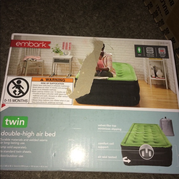target embark twin air mattress